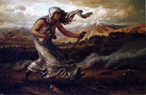 Elihu Vedder The Cumean Sibyl - Hand Painted Oil Painting