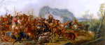  Francesco Maria Raineri A Battle Between Scipio Africanus and the Carthaginians - Hand Painted Oil Painting