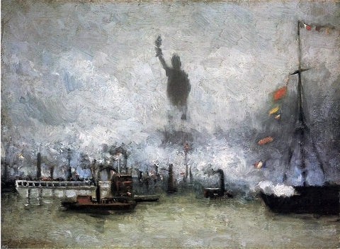 Francis Hopkinson Smith The Statue of Liberty - Hand Painted Oil Painting