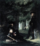  Georg Friedrich Kersting On Outpost Duty - Hand Painted Oil Painting