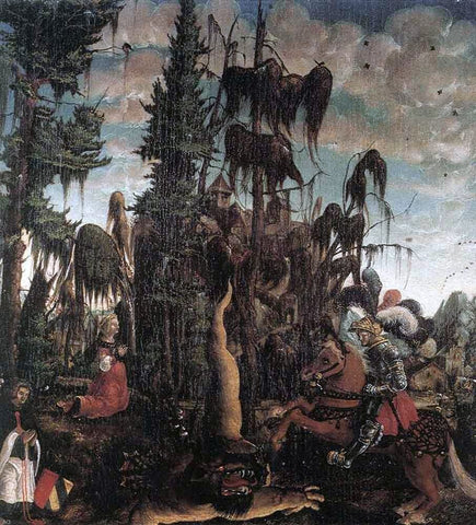  Georg Lemberger St George Freeing the Princess - Hand Painted Oil Painting
