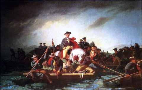  George Caleb Bingham Washington Crossing the Deleware - Hand Painted Oil Painting
