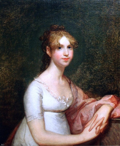  Gilbert Stuart Anna Powell Mason - Hand Painted Oil Painting