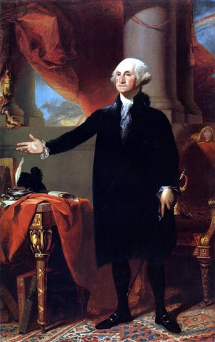  Gilbert Stuart George Washington (The Landsdowne Portrait) - Hand Painted Oil Painting