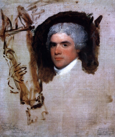  Gilbert Stuart John Bill Ricketts (unfinished) (also known as Breschard, the Circus Rider) - Hand Painted Oil Painting