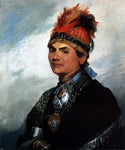  Gilbert Stuart Joseph Brant - Hand Painted Oil Painting