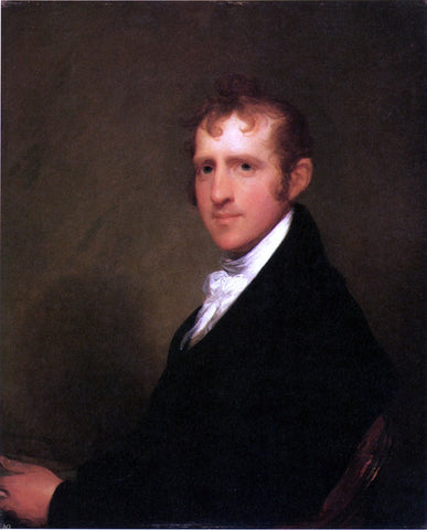  Gilbert Stuart Josiah Quincy - Hand Painted Oil Painting