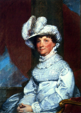  Gilbert Stuart Mrs. Barney Smith - Hand Painted Oil Painting