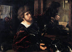  Giovanni Girolamo Savoldo Portrait of a Man in Armour (known as Gaston de Foix} - Hand Painted Oil Painting