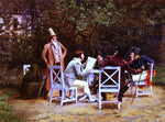  Henri Adolphe Laissement News from the Front - Hand Painted Oil Painting