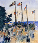  Henri Edmond Cross The Fourth of July by the Sea - Hand Painted Oil Painting