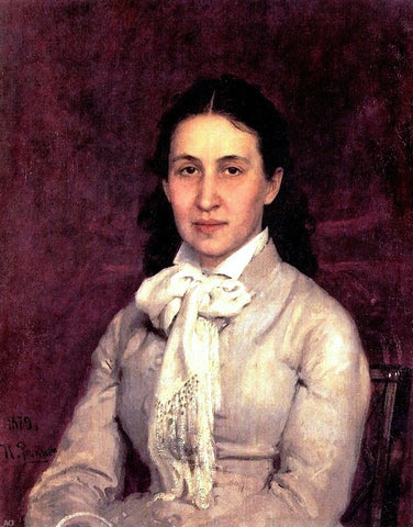  Ilia Efimovich Repin Portrait of E. Mamontova - Hand Painted Oil Painting
