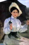  Ilia Efimovich Repin Portrait of Nadezhda Repina, the Artist's Daughter - Hand Painted Oil Painting