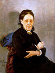  Ilia Efimovich Repin Portrait of Nadezhda Stasova - Hand Painted Oil Painting