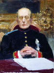  Ilia Efimovich Repin Portrait of Russian statesman and jurist Konstantin Petrovich Pobedonostsev, Study - Hand Painted Oil Painting
