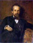  Ilia Efimovich Repin Portrait of the Artist Pavel Tchistyakov - Hand Painted Oil Painting