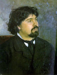  Ilia Efimovich Repin Portrait of the Artist Vasily Surikov - Hand Painted Oil Painting