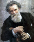  Ilia Efimovich Repin Portrait of the Author Vladimir Korolemko - Hand Painted Oil Painting