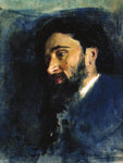  Ilia Efimovich Repin Portrait of writer Vsevolod Mikhailovich Garshin, Study - Hand Painted Oil Painting