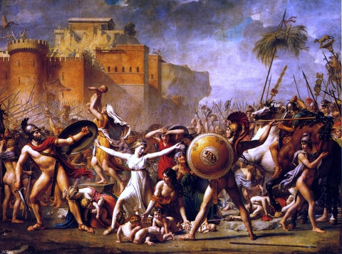  Jacques-Louis David The Sabine Women - Hand Painted Oil Painting