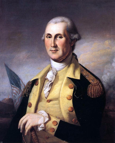  James Peale George Washington - Hand Painted Oil Painting