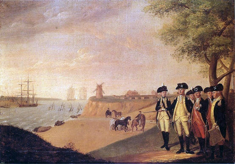  James Peale The Generals at Yorktown - Hand Painted Oil Painting