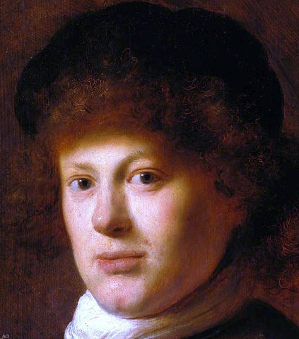  Jan Lievens Portrait of Rembrandt [detail #1] - Hand Painted Oil Painting