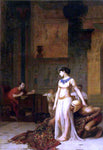  Jean-Leon Gerome Caesar and Cleopatra - Hand Painted Oil Painting