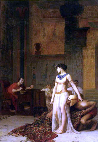  Jean-Leon Gerome Caesar and Cleopatra - Hand Painted Oil Painting