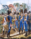  John Lewis Krimmel Members of the City Troop and Other Philadelphia Soldiery - Hand Painted Oil Painting