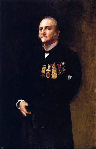  John Singer Sargent General Lucius Fairchild - Hand Painted Oil Painting