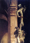  John Singer Sargent Statue of Perseus by Night - Hand Painted Oil Painting