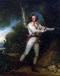  John Trumbull Portrait of Captain Samuel Blodget in Rifle Dress - Hand Painted Oil Painting