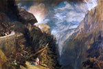  Joseph William Turner The Battle of Fort Rock, Val d'Aouste, Piedmont - Hand Painted Oil Painting