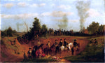  Julian Scott American Battle Scene - Hand Painted Oil Painting
