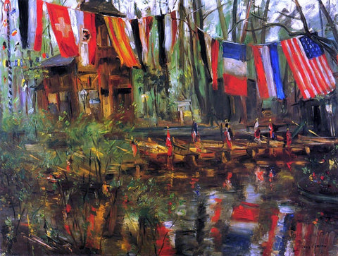  Lovis Corinth The New Pond in the Tiergarten, Berlin - Hand Painted Oil Painting