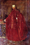  Nazzario Nazzari Portrait Of A Venetian Senator, Full Length, Standing By A Table - Hand Painted Oil Painting