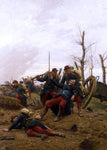  Paul-Louis-Narcisse Grolleron The Fallen Comrade - Hand Painted Oil Painting