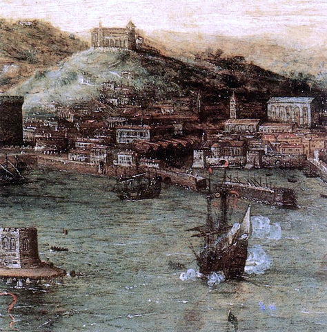  The Elder Pieter Bruegel Naval Battle in the Gulf of Naples (detail) - Hand Painted Oil Painting