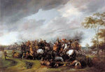  Pieter Snayers A Cavalry Engagement - Hand Painted Oil Painting