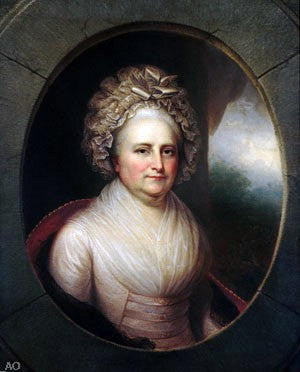  Rembrandt Peale Martha Washington - Hand Painted Oil Painting