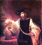  Rembrandt Van Rijn Aristotle with Bust of Homer - Hand Painted Oil Painting