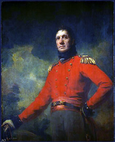  Sir Henry Raeburn Colonel Francis James Scott - Hand Painted Oil Painting