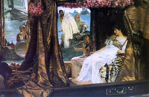  Sir Lawrence Alma-Tadema Antony and Cleopatra - Hand Painted Oil Painting