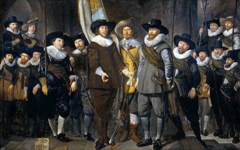  Thomas De Keyser The Company of Cpt. Allaert Cloeck and Lt. Lucas Jacob - Hand Painted Oil Painting