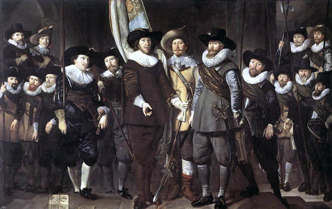  Thomas De Keyser The Militia Company of Captain Allaert Cloeck - Hand Painted Oil Painting