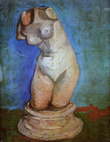  Vincent Van Gogh Plaster Statuette of a Female Torso - Hand Painted Oil Painting