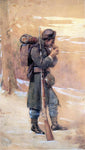  William Gilbert Gaul The Infantryman - Hand Painted Oil Painting