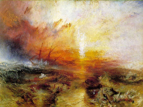  Joseph William Turner The Slave Ship - Hand Painted Oil Painting