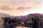  Aaron Draper Shattuck Sunset over Lake George - Hand Painted Oil Painting